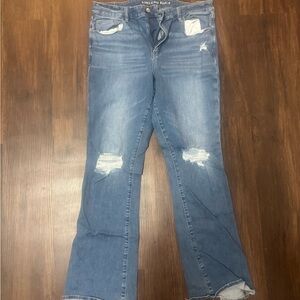 American Eagle Outfitters Women's Light Blue Boot Cut Jeans